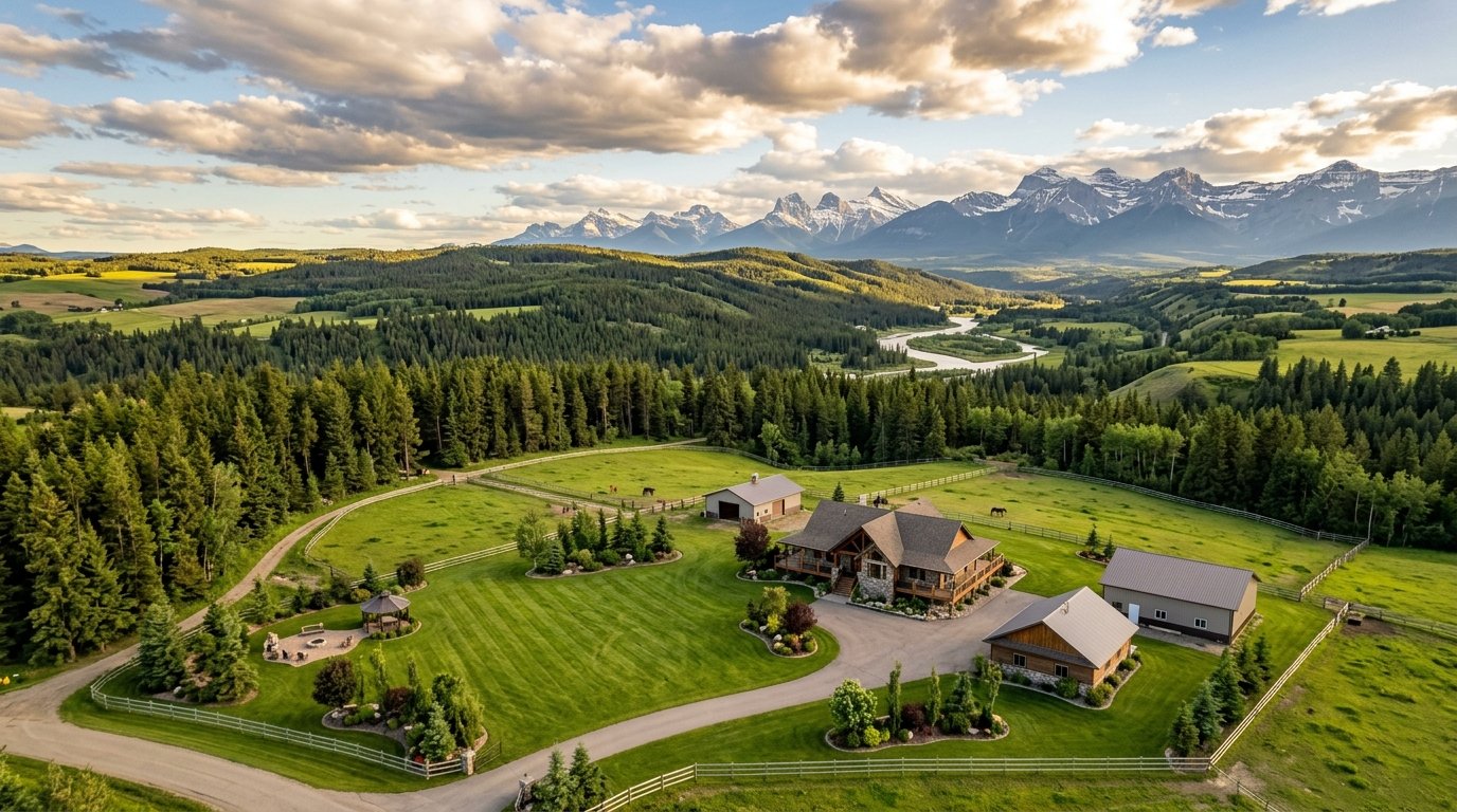 Acreage Landscaping in Southern Alberta: What's Different